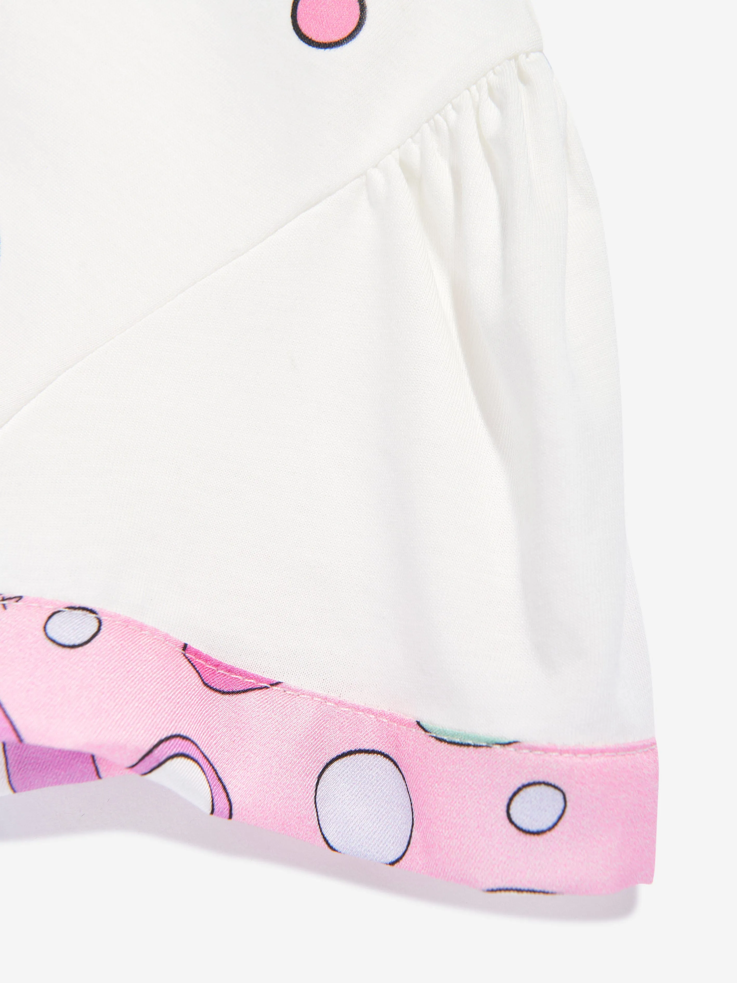 Girls Fontane Print T-Shirt in Ivory