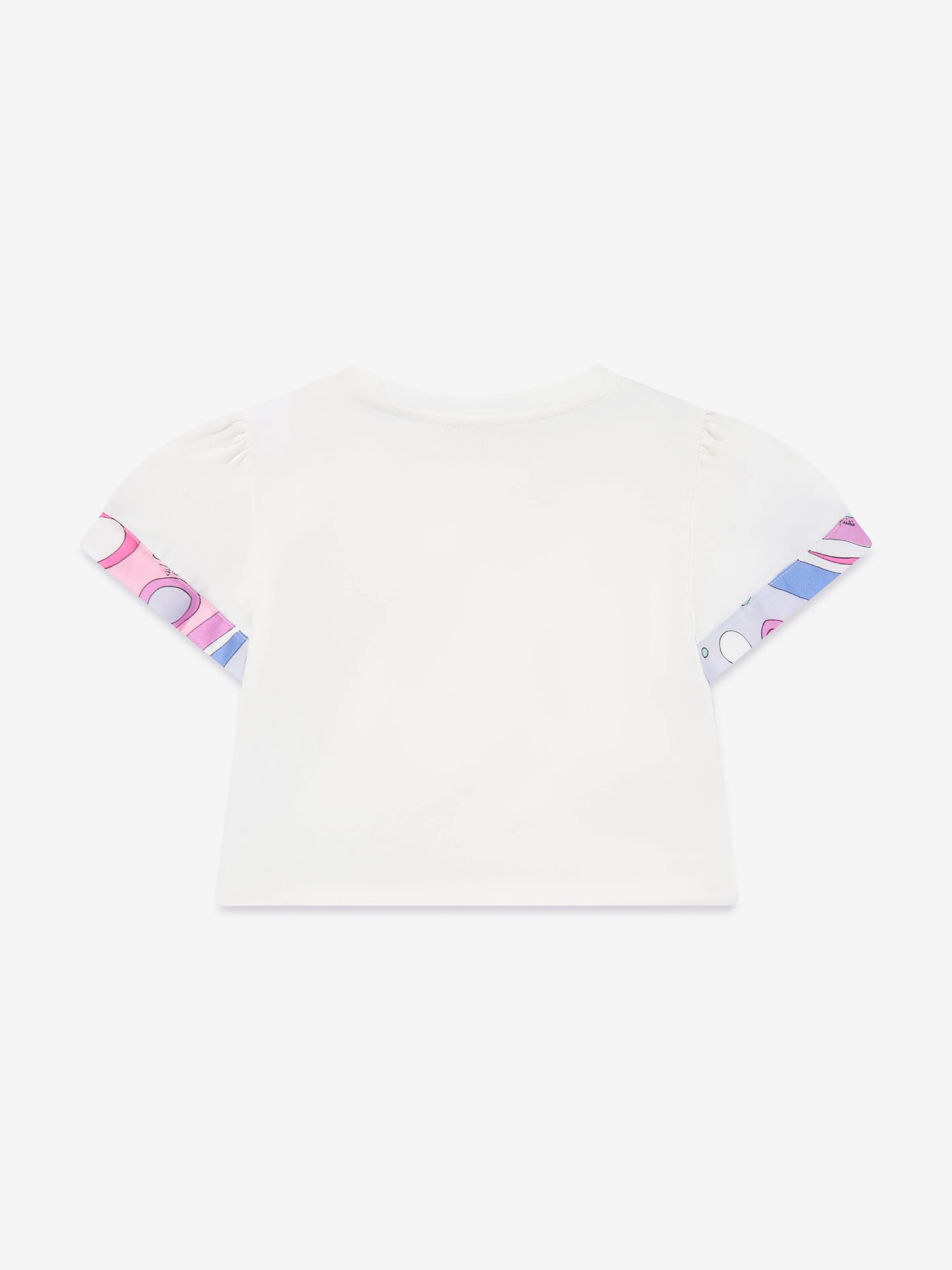Girls Fontane Print T-Shirt in Ivory