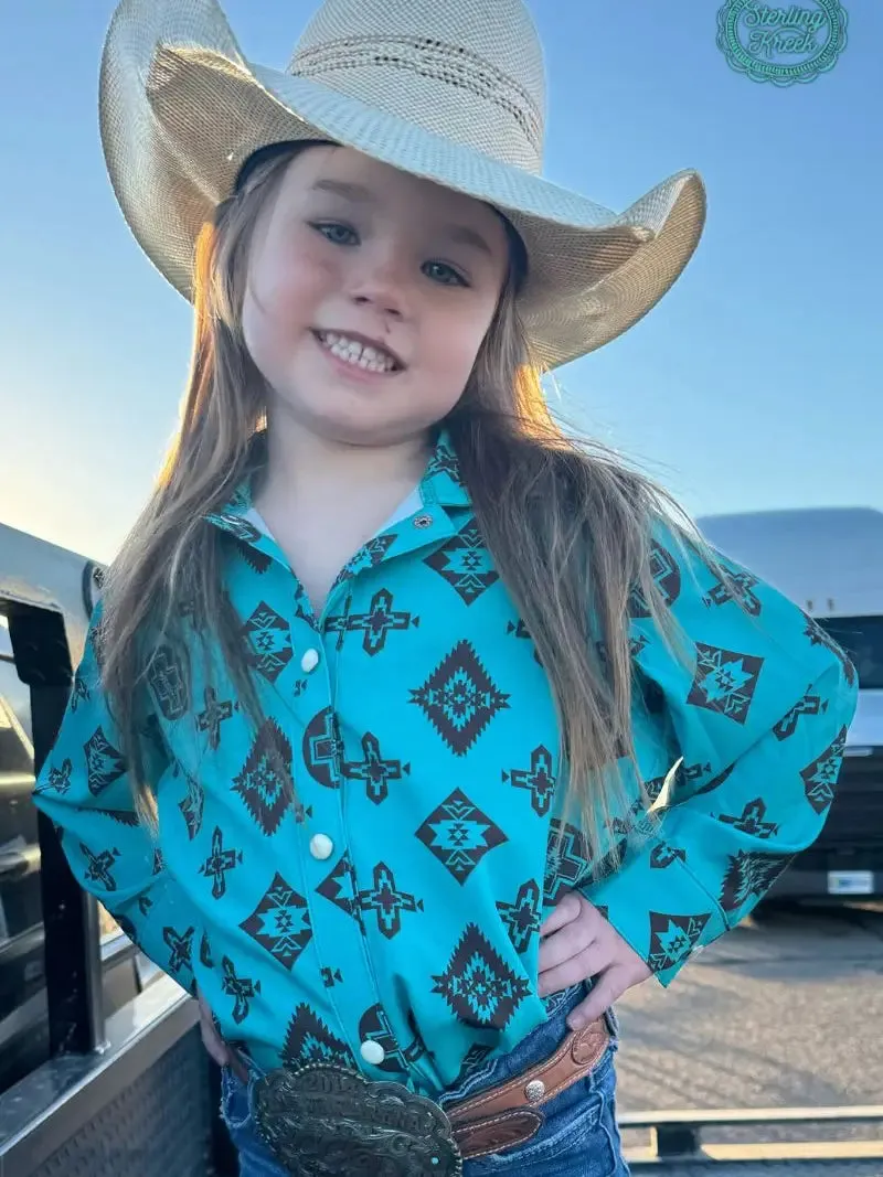 GIRLS MINI SAN JOSE LONG SLEEVE SHIRT