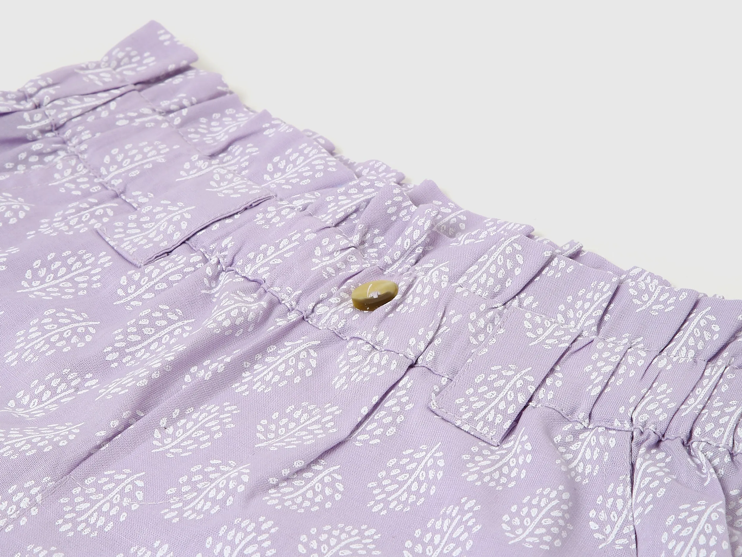 Girls Printed Regular Fit Shorts