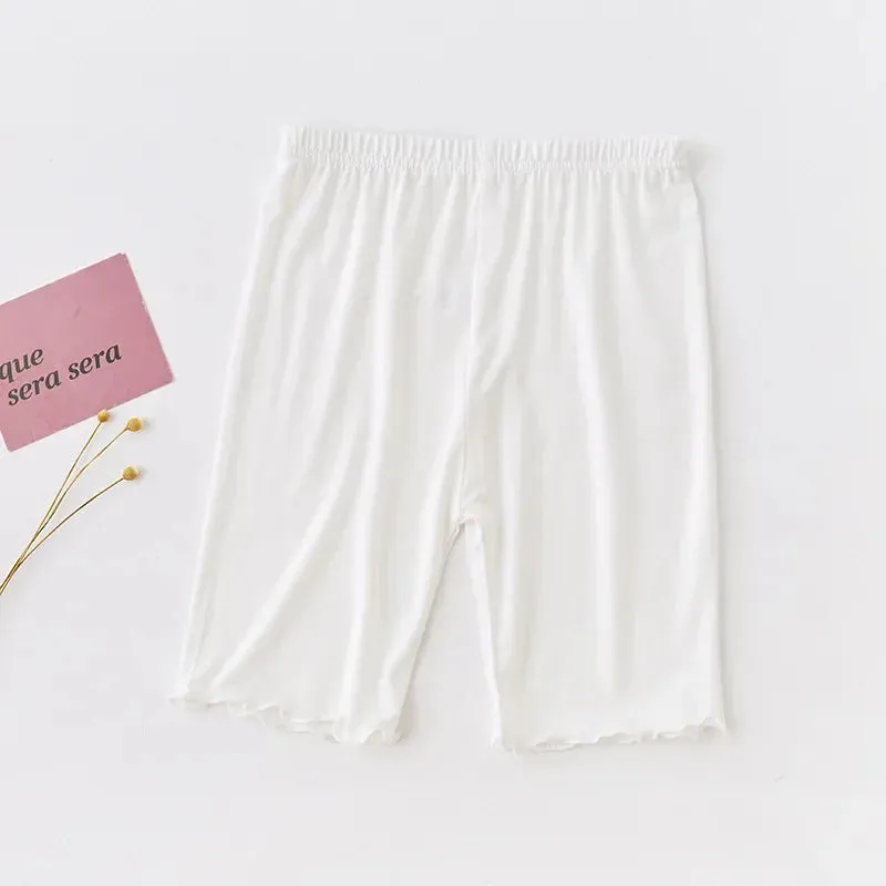 Girls' Ruffle Modal Cotton Leggings