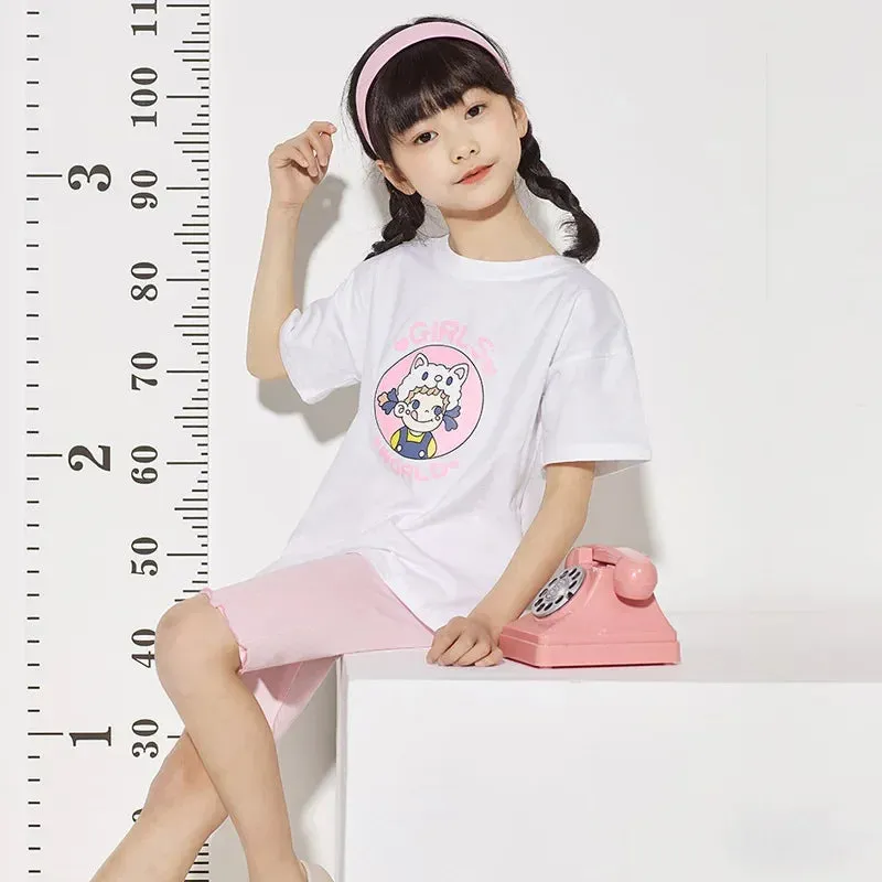 Girls' Ruffle Modal Cotton Leggings
