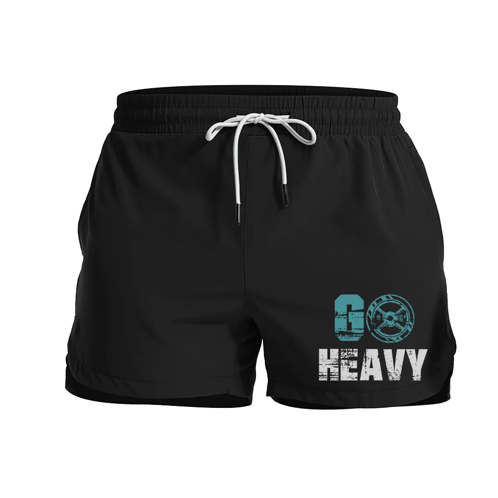 Go Heavy Graphic Shorts