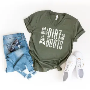 Got a Little Dirt on my Boots | Short Sleeve V-Neck