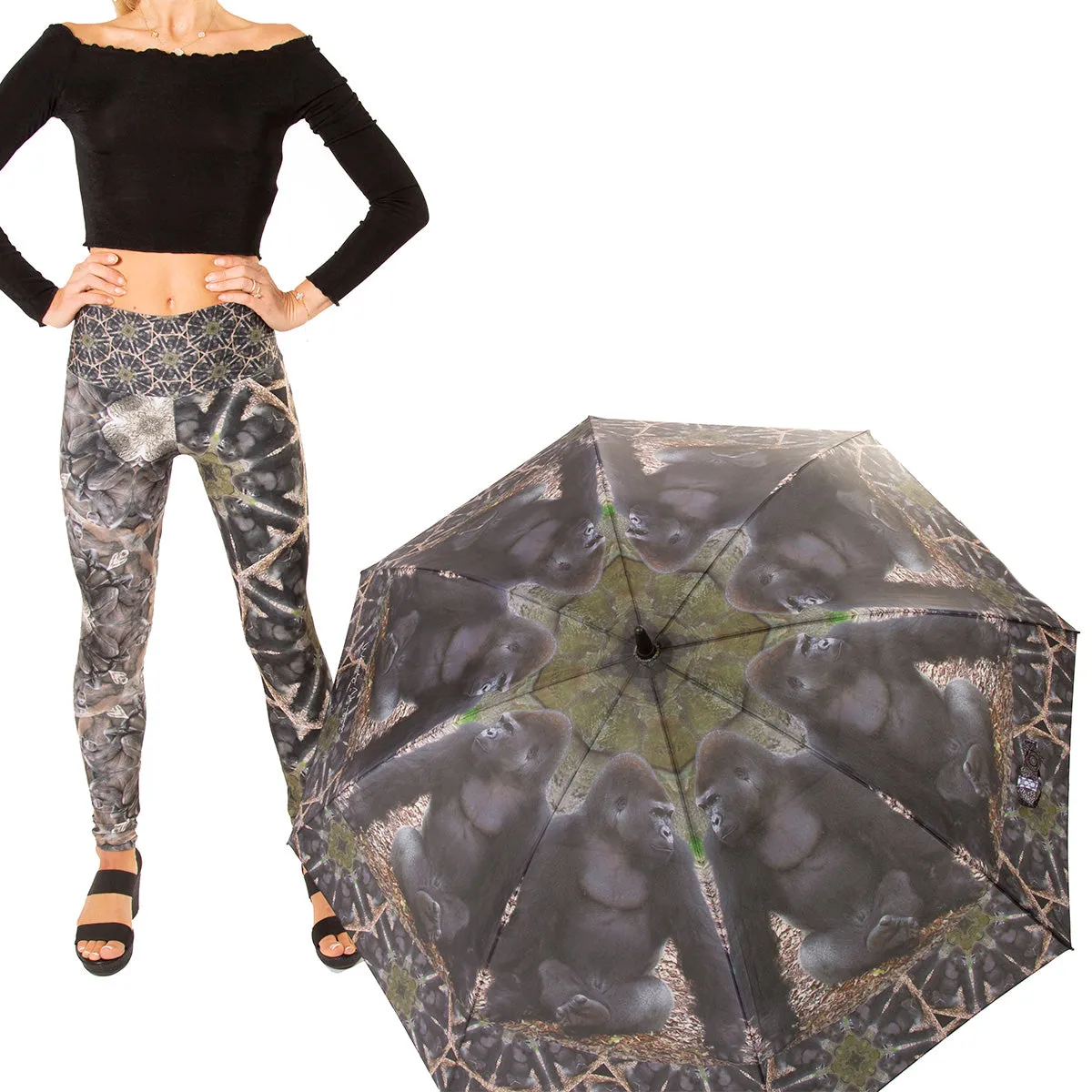 Grason Gorilla - Zoo Fan Umbrella