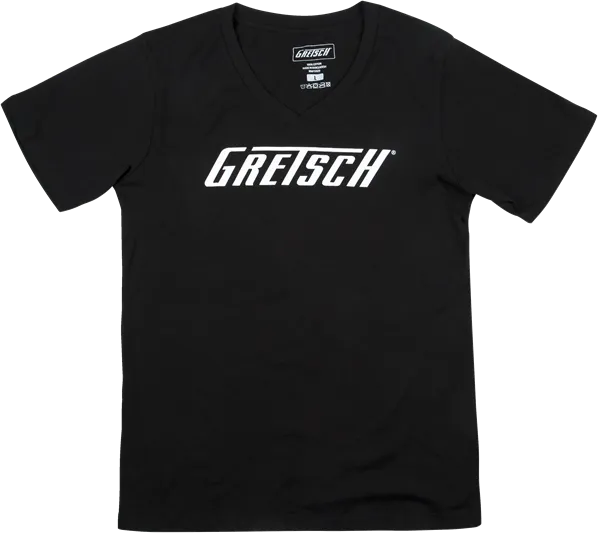 Gretsch® Logo Ladies T-Shirt, Black