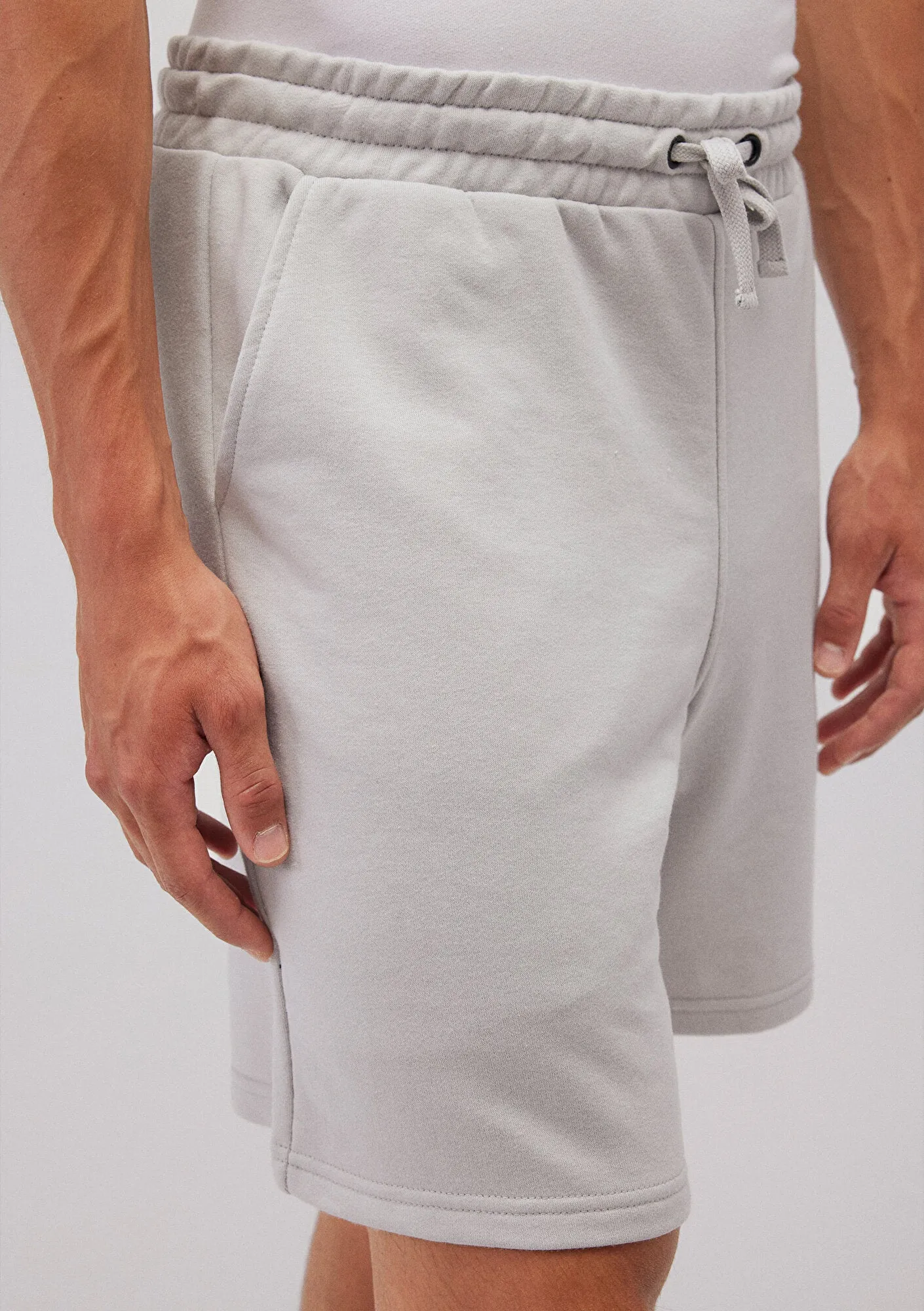 Grey Printed Shorts
