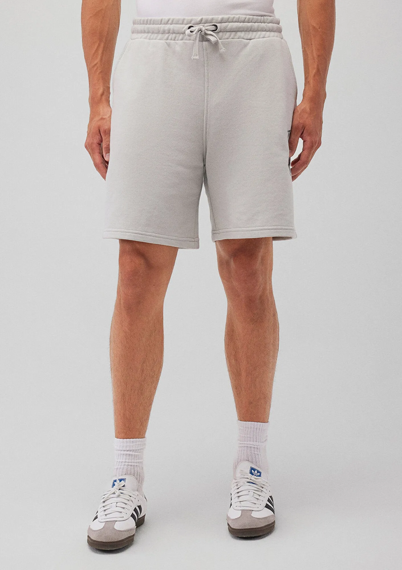 Grey Printed Shorts