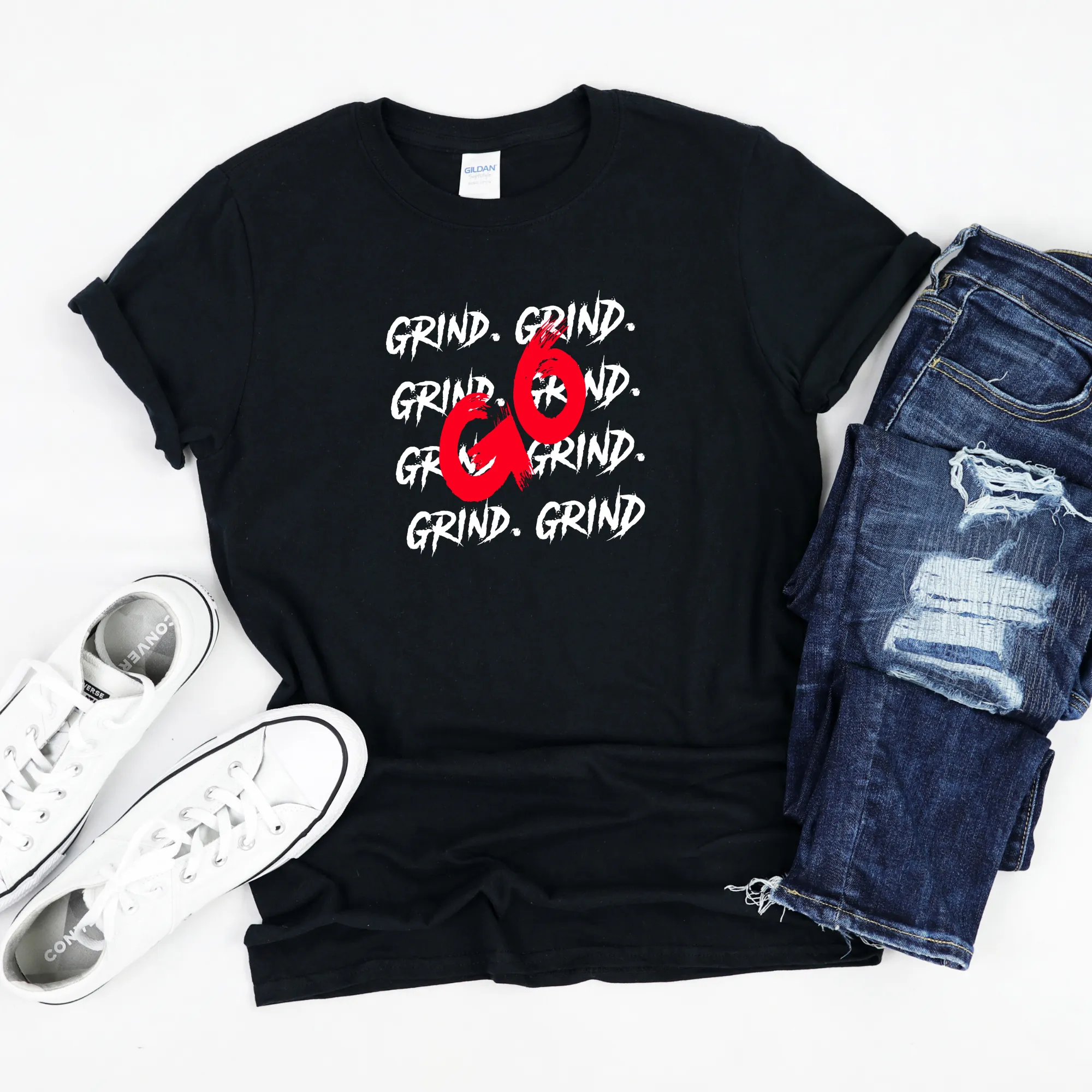 Grind. Grind. GO Shirt! Can't Stop Wont Stop. Beast Mode Shirt.