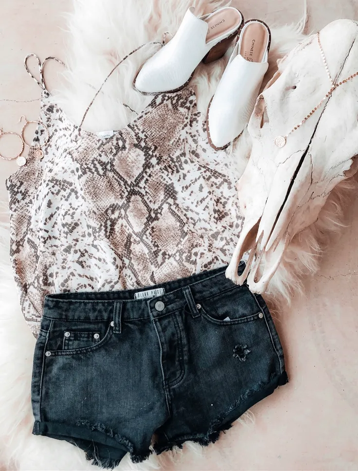 Gypsy Denim Shorts ~ Black