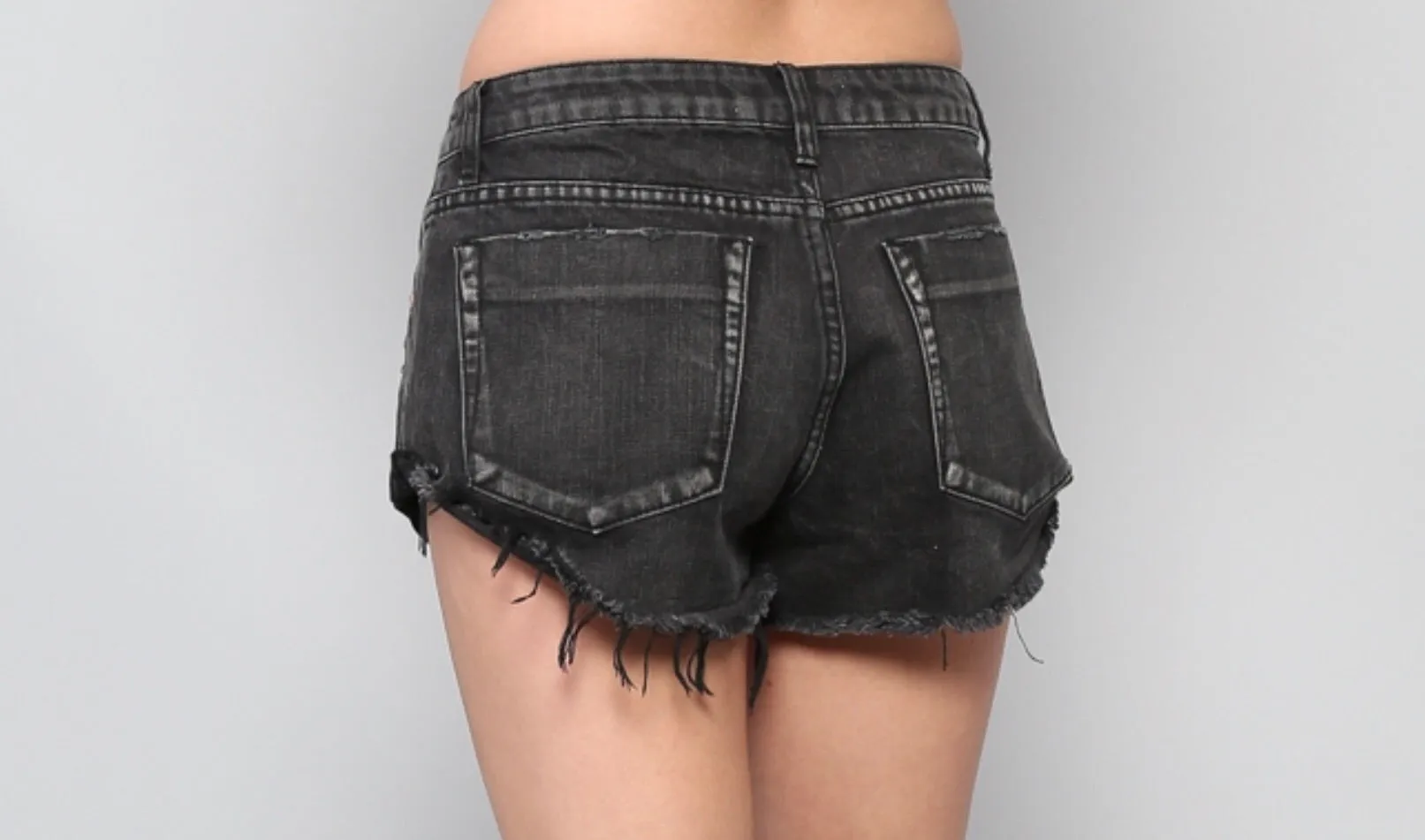 Gypsy Denim Shorts ~ Black