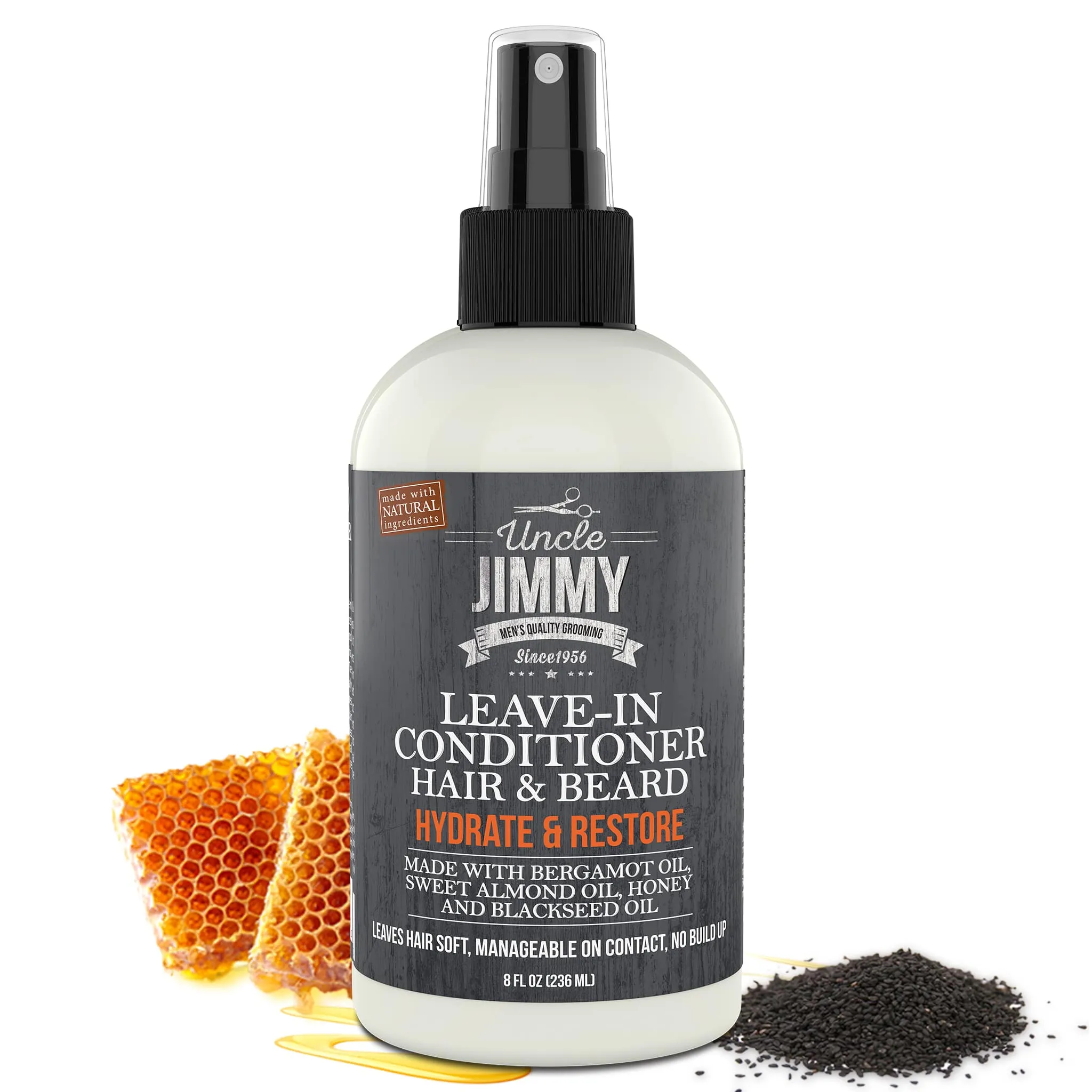 Hair & Beard Leave-In Conditioner 8oz (T060)