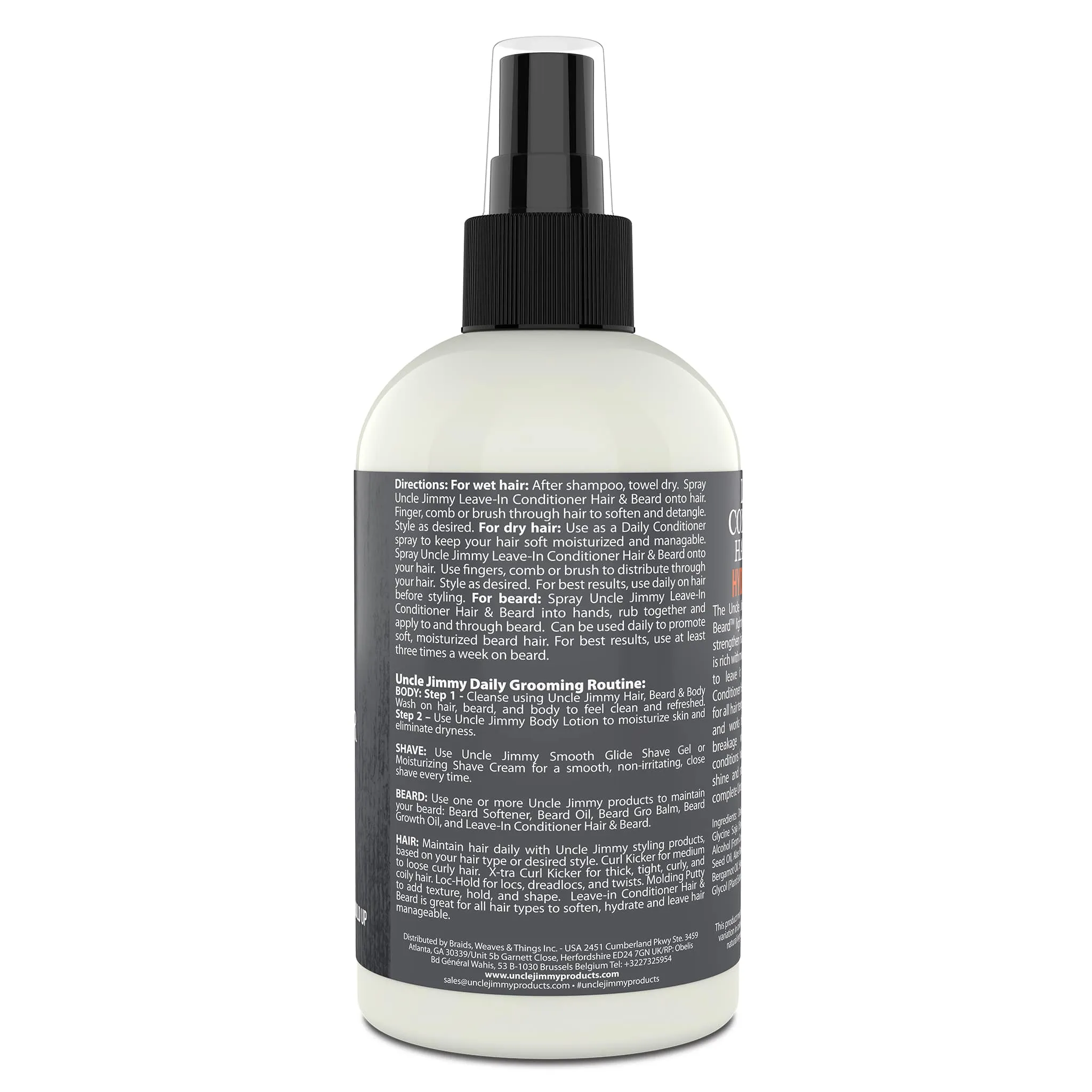 Hair & Beard Leave-In Conditioner 8oz (T060)