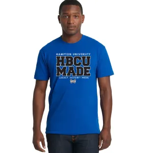 Hampton U | HBCU MADE Royal Blue Unisex Tees (**)