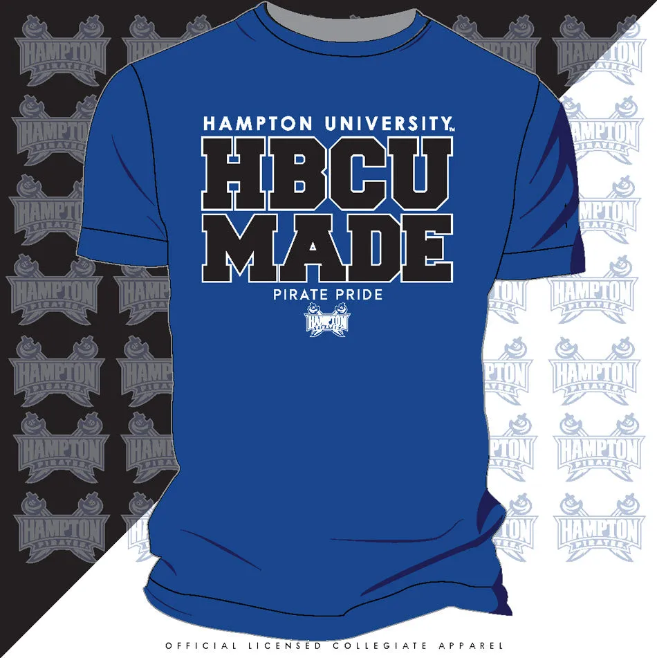 Hampton U | HBCU MADE Royal Blue Unisex Tees (**)