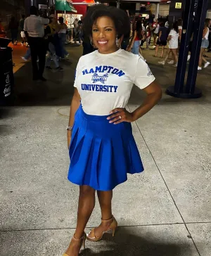 Hampton U | LOGO Chenille EMBROIDERY UNISEX TEES