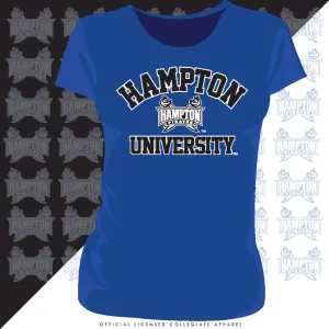 Hampton U | Univ. ARCH Royal Blue Ladies Tees (**)