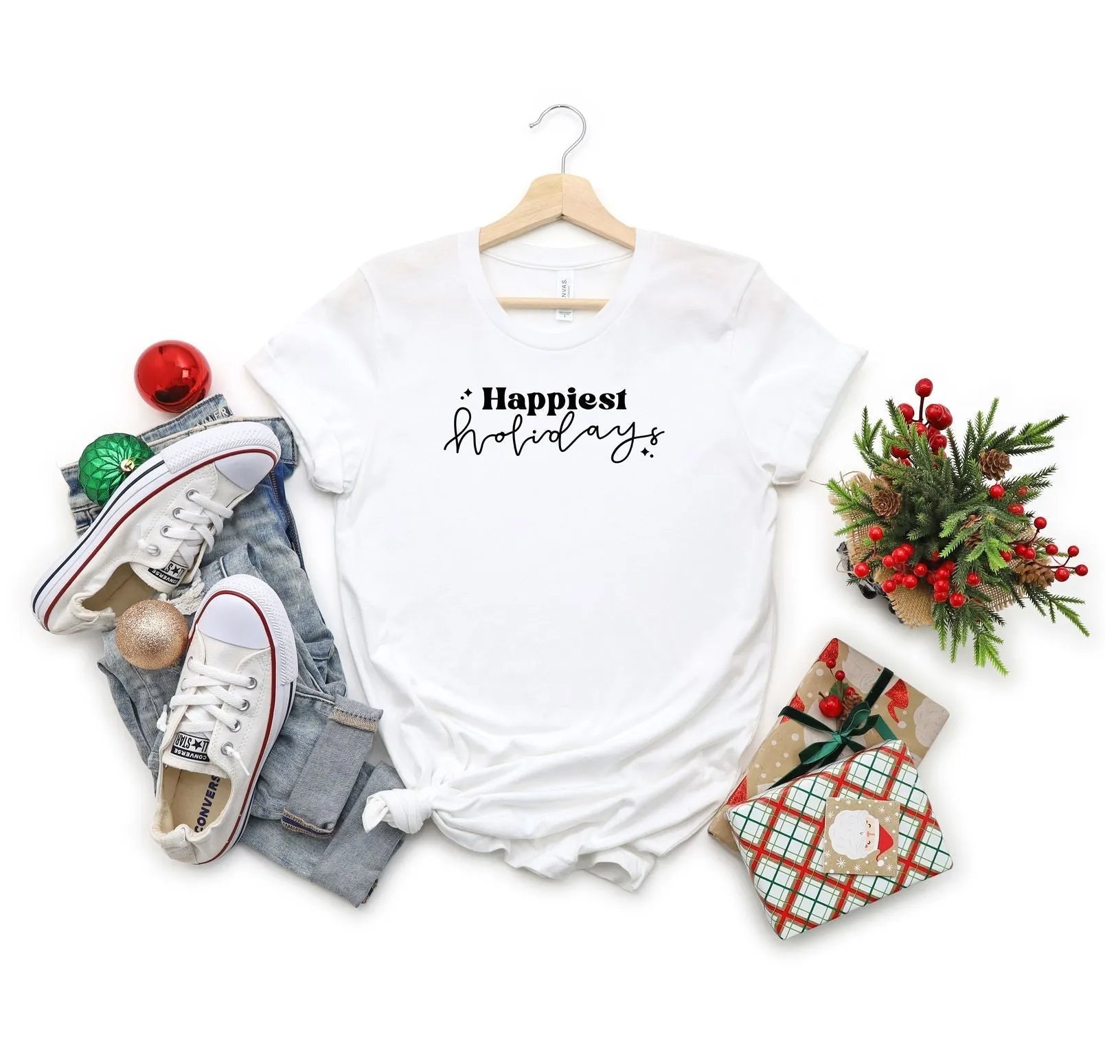 Happiest Holidays | Short Sleeve Crew Neck