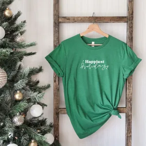 Happiest Holidays | Short Sleeve Crew Neck