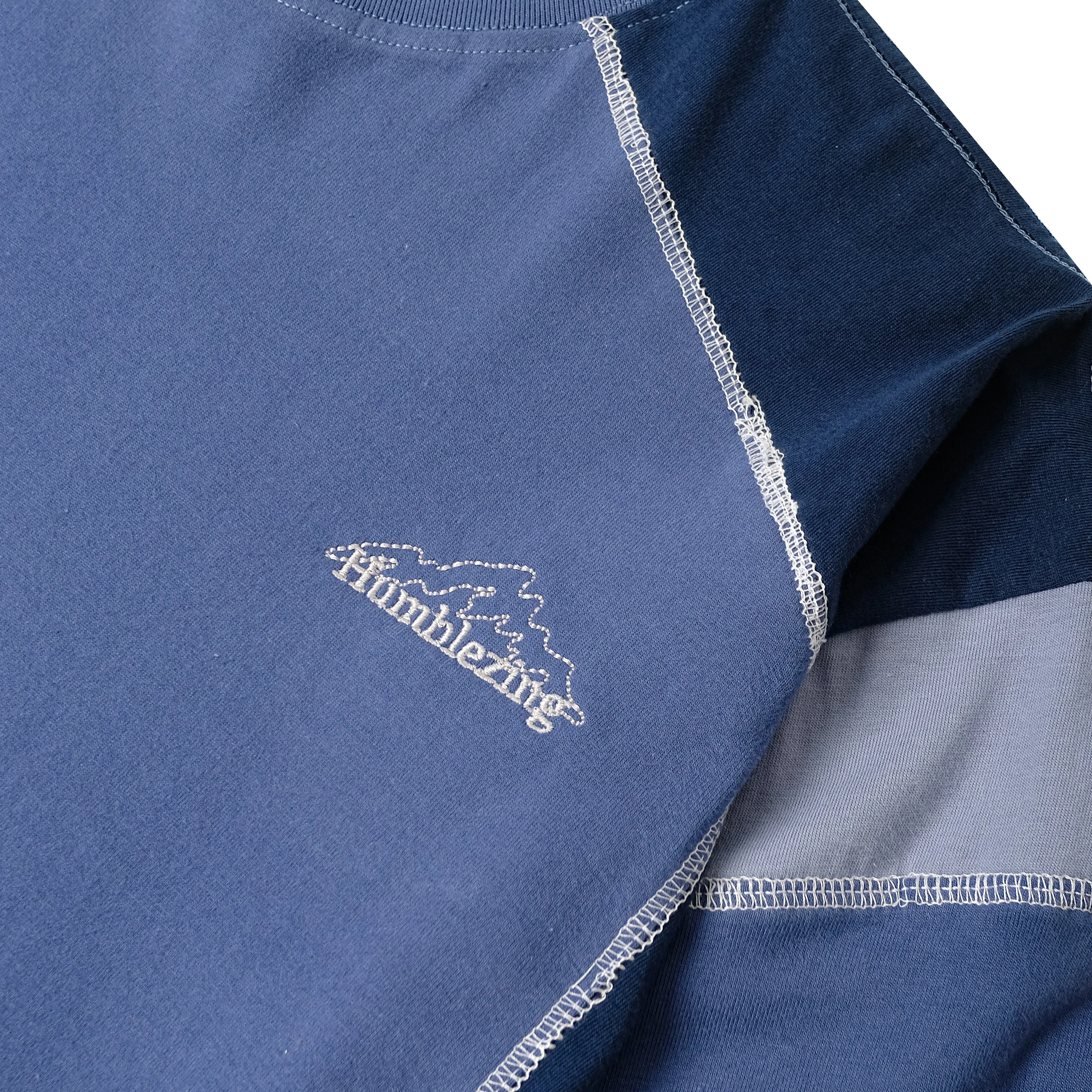 Hazy Long Sleeve Tees Blue
