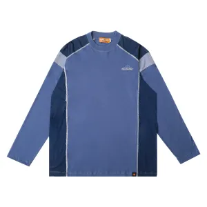 Hazy Long Sleeve Tees Blue
