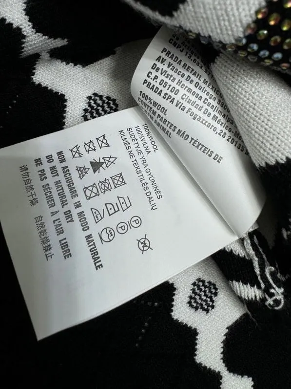 Heart Pattern Knit Mini Dress