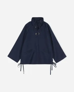 Heavy Twill Oversize Anorak - Sky Captain