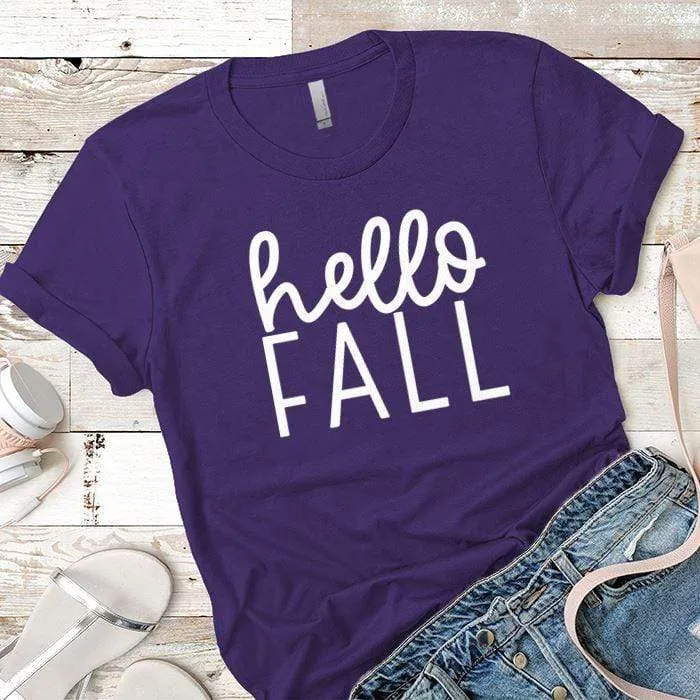 Hello Fall Premium Tees