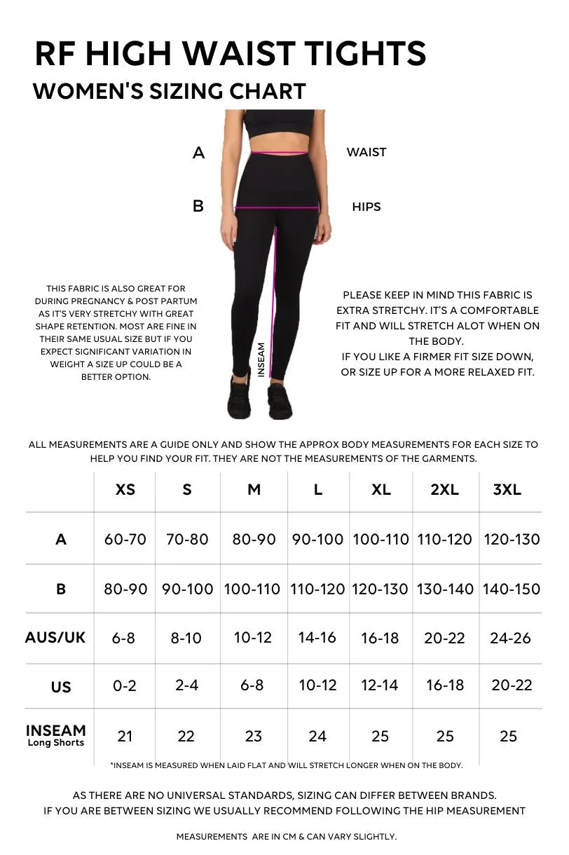 High Waist Long Shorts - Cool Water