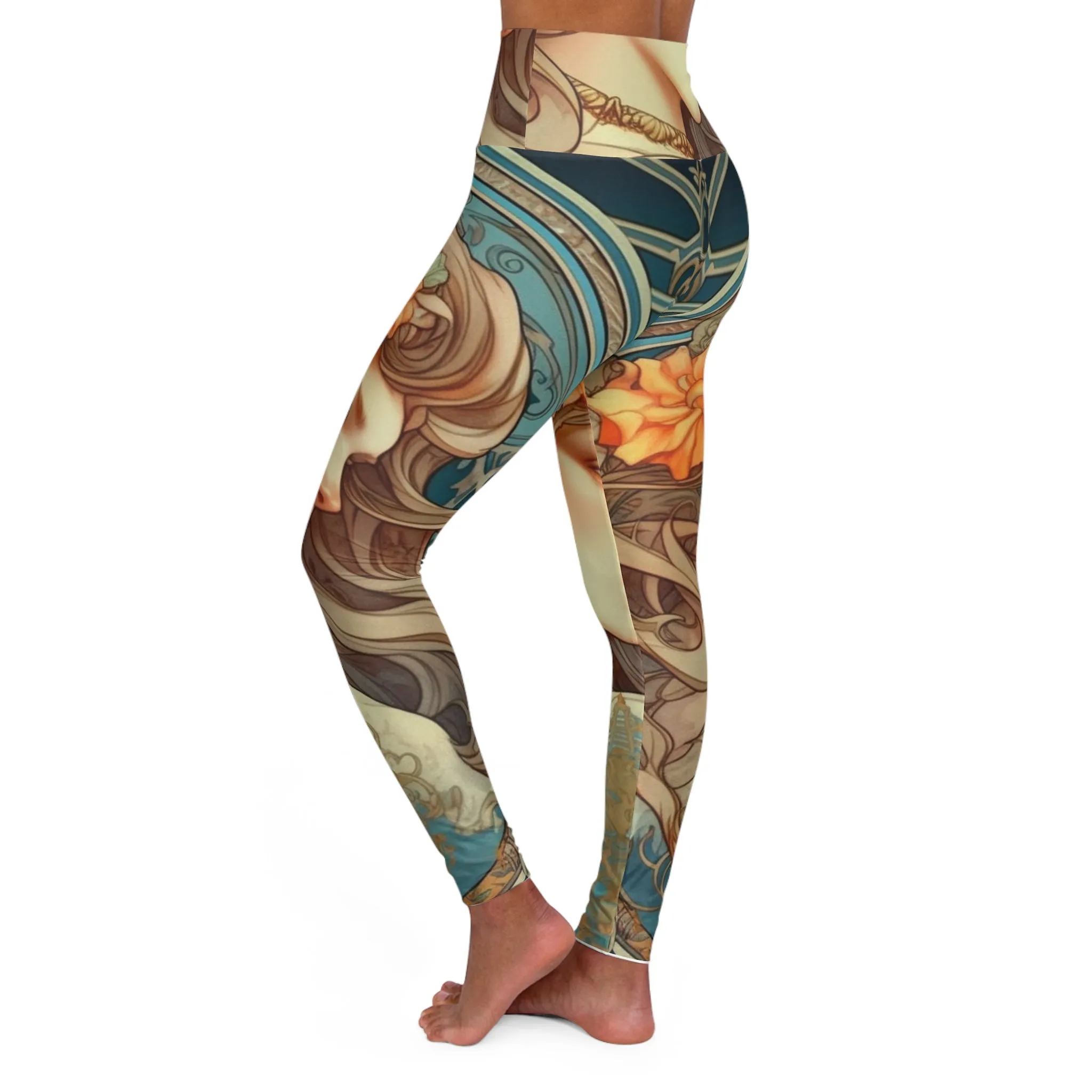 High Waisted Leggings - Isabella di Montefeltro.