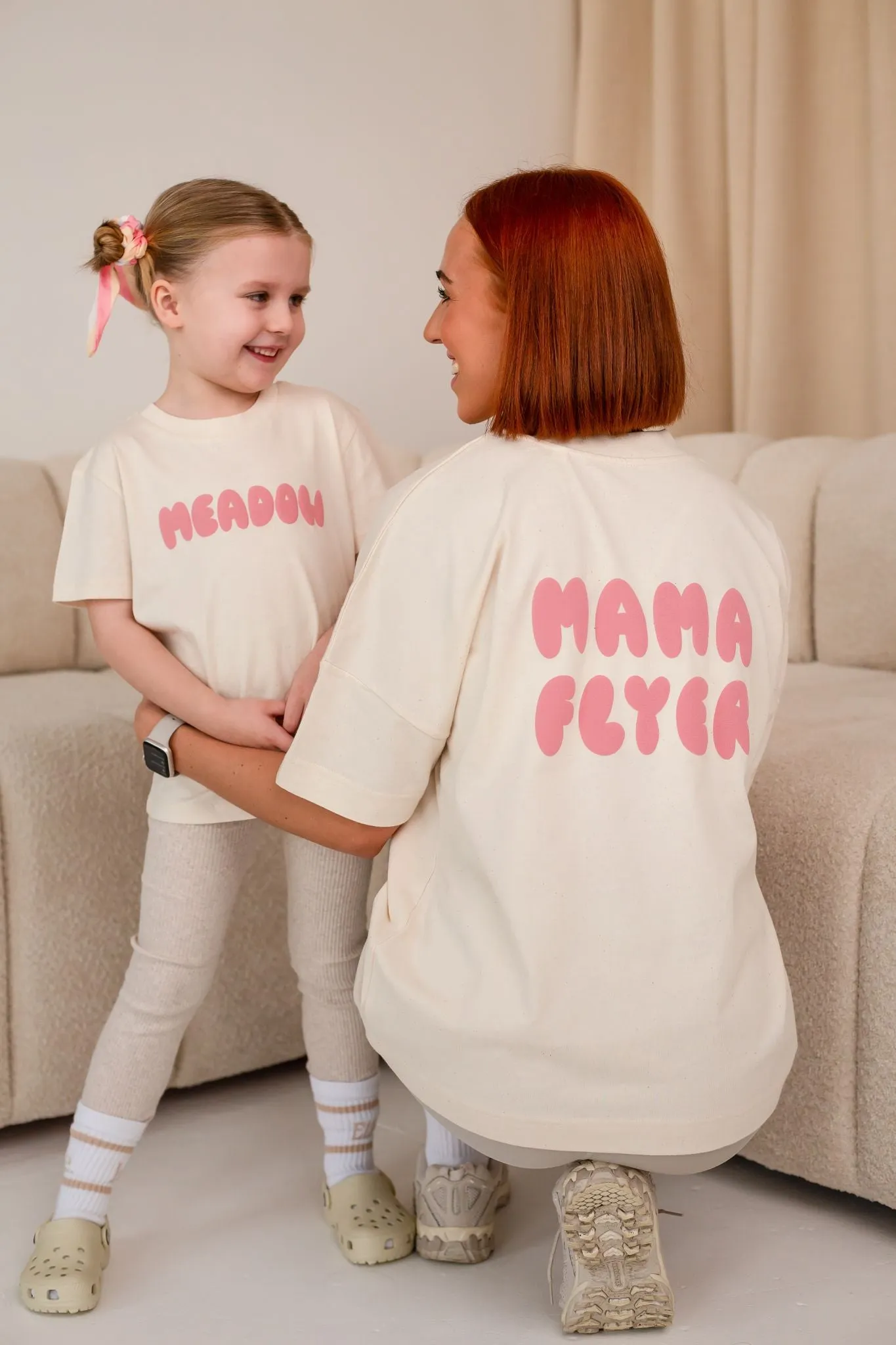 Holiday Children's Matching Tshirt - bubble print