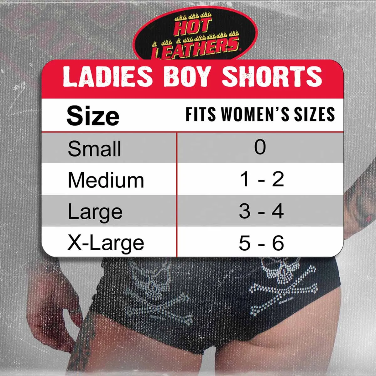 Hot Leathers Just Add Tequila Boy Shorts PTB7577