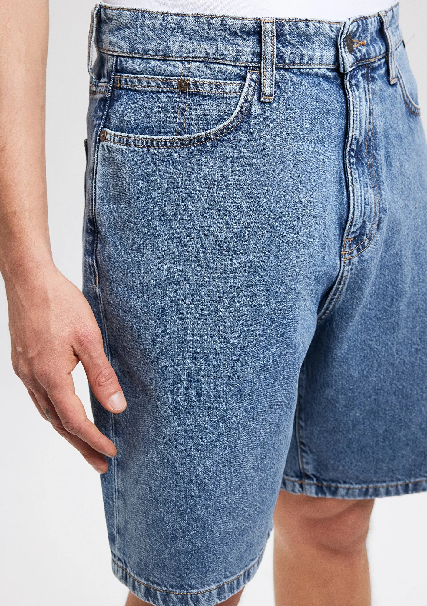 Houston Dark Blue Street Denim Jean Shorts