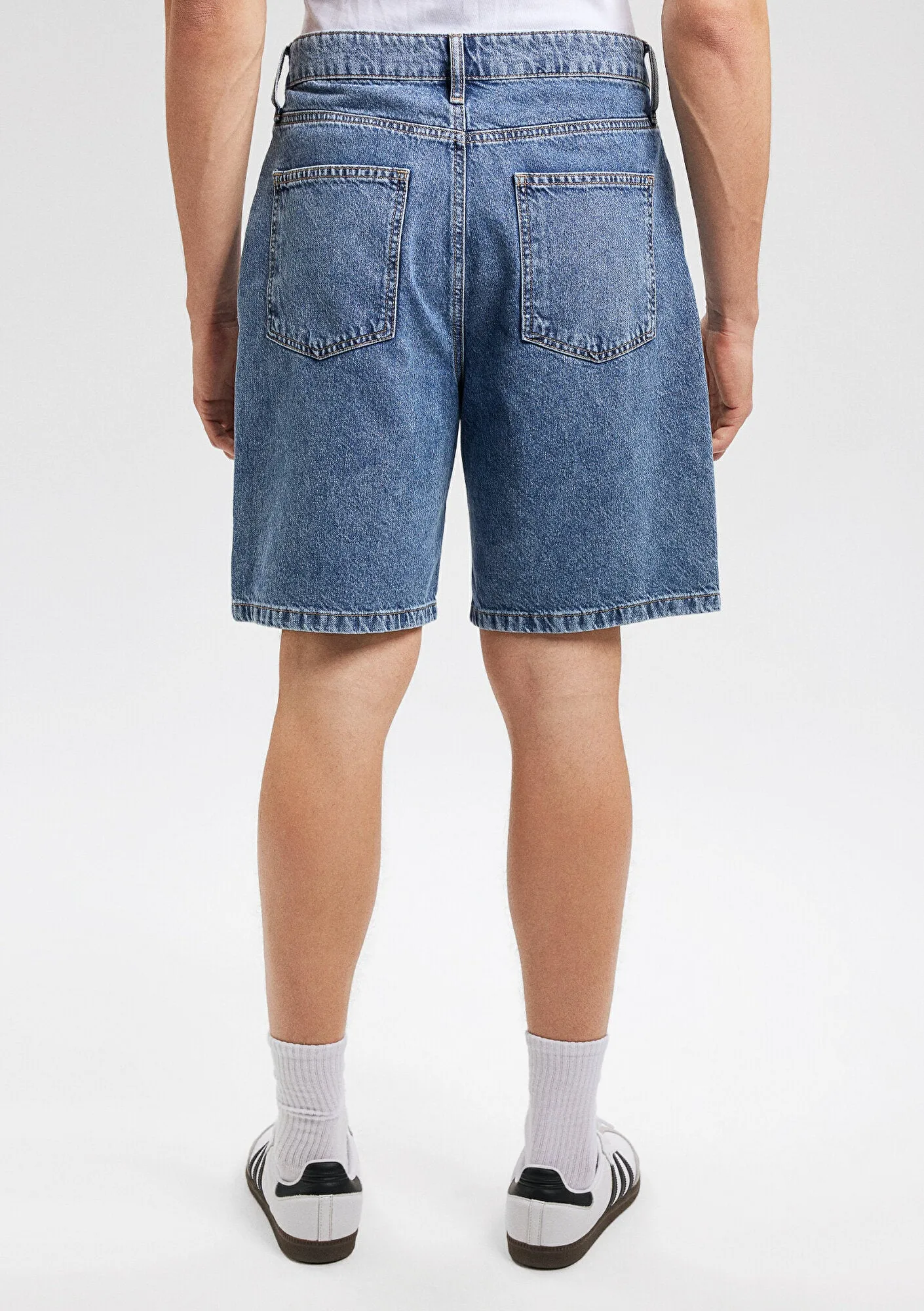 Houston Dark Blue Street Denim Jean Shorts