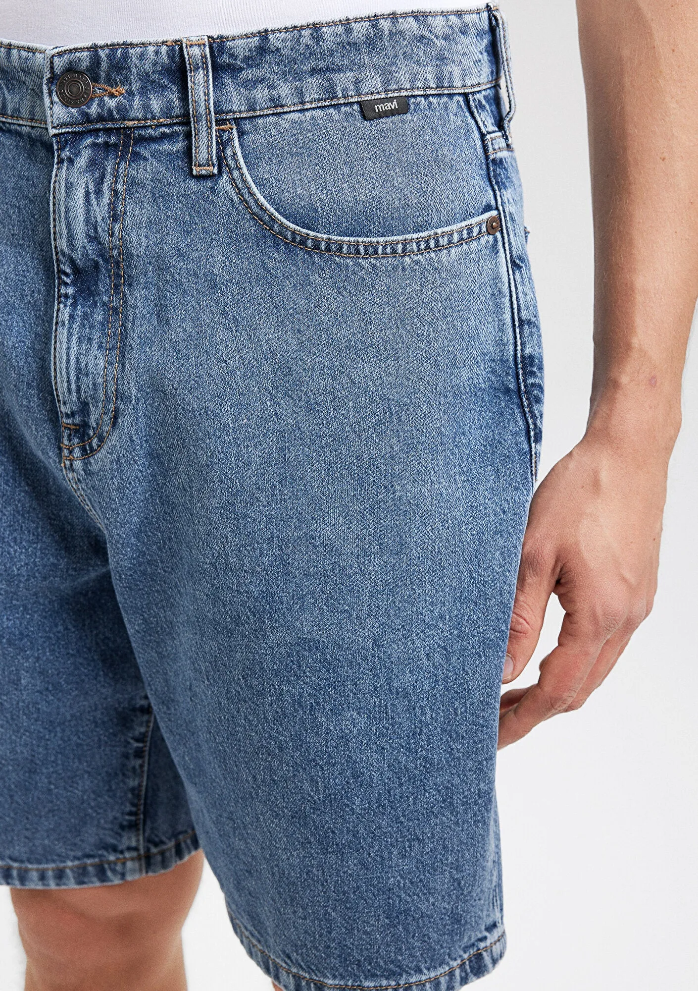 Houston Dark Blue Street Denim Jean Shorts