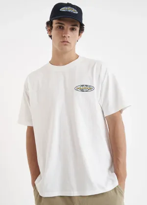 HUFFER Block Tee 220/Alta - Chalk