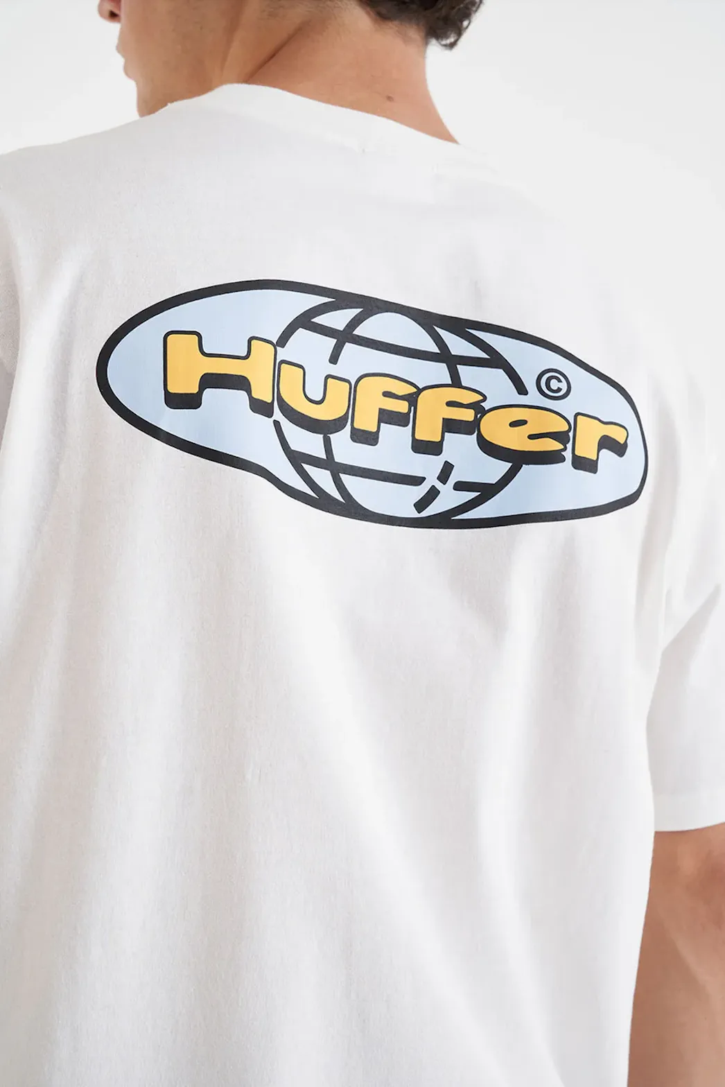 HUFFER Block Tee 220/Alta - Chalk