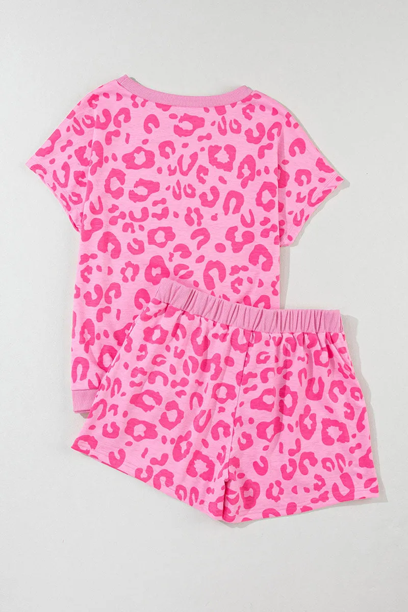 HUO2005 Printed Top & Shorts Set