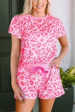 HUO2005 Printed Top & Shorts Set