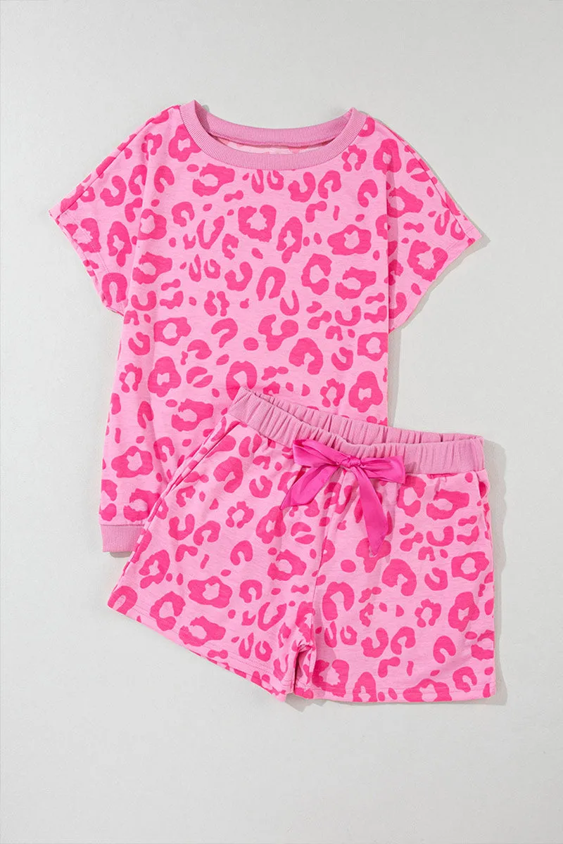 HUO2005 Printed Top & Shorts Set
