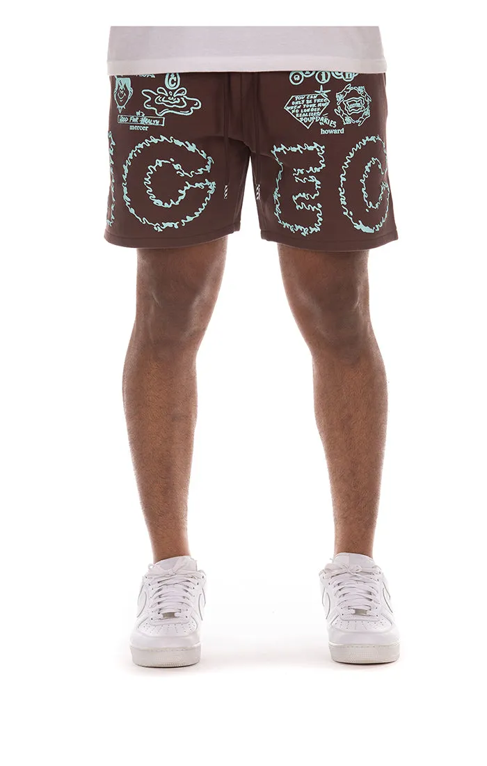 Icecream Flavors Shorts- French Roast