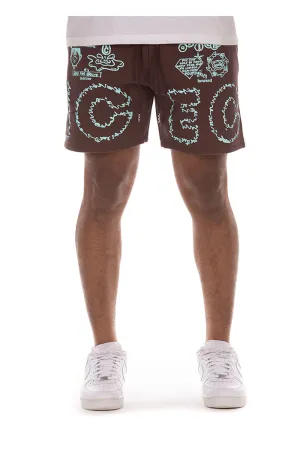 Icecream Flavors Shorts- French Roast