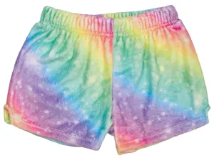Iscream Shimmer Rainbow Plush Shorts