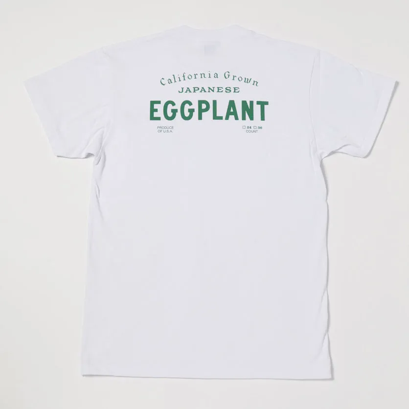Japanese Eggplant T-shirt (White)