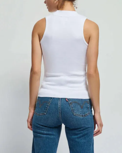 Joan Sleeveless Mock Neck