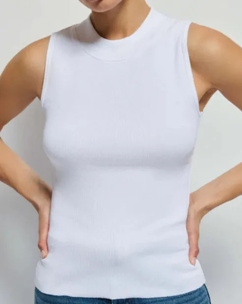 Joan Sleeveless Mock Neck