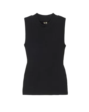 Joan Sleeveless Mock Neck
