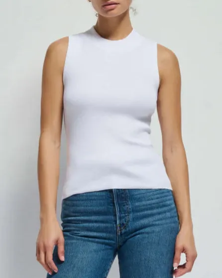 Joan Sleeveless Mock Neck