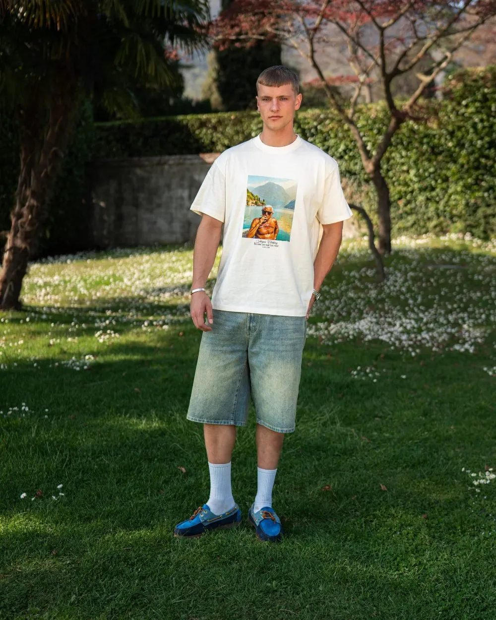 Jorts Light Blue Vintage Wash