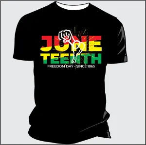 Juneteenth | BLACK Unisex Tees (Z)